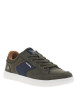 Thumbnail Tennis kakis et bleues marine à semelle plate et à lacets plats - Image 3