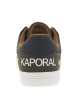 Thumbnail Tennis kakis et bleues marine à semelle plate et à lacets plats - Image 6