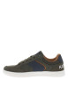 Thumbnail Tennis kakis et bleues marine à semelle plate et à lacets plats - Image 2