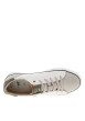 Thumbnail Tennis beiges et blanches avec des petits trous à semelle plate et à lacets - Image 4