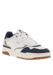 Thumbnail Sneakers marine et blanches à semelle plate et à lacets plats - Image 3