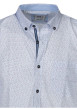 Thumbnail Chemise à manches courtes en coton blanche à minis motifs avec un col américain - Image 3