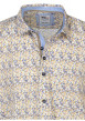 Thumbnail Chemise à manches courtes en coton orange à minis motifs et à coupe regular fit - Image 3
