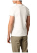 Thumbnail T-shirt en coton blanc imprimé avec une coupe droite et un col rond - Image 2