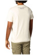Thumbnail T-shirt en coton beige imprimé avec un col rond et une coupe droite - Image 2