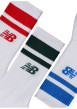 Thumbnail Chaussettes hautes en coton mélangé blanches unies avec une coupe haute - Image 3