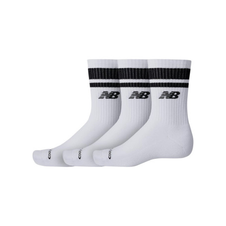 Chaussettes hautes en coton mélangé blanches...