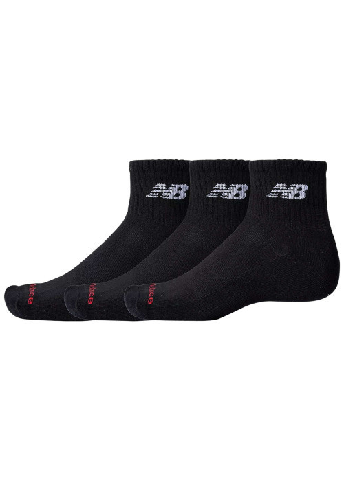 Chaussettes en coton mélangé noires unies avec une coupe mi-haute