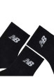 Thumbnail Chaussettes en coton mélangé noires unies avec une coupe mi-haute - Image 3