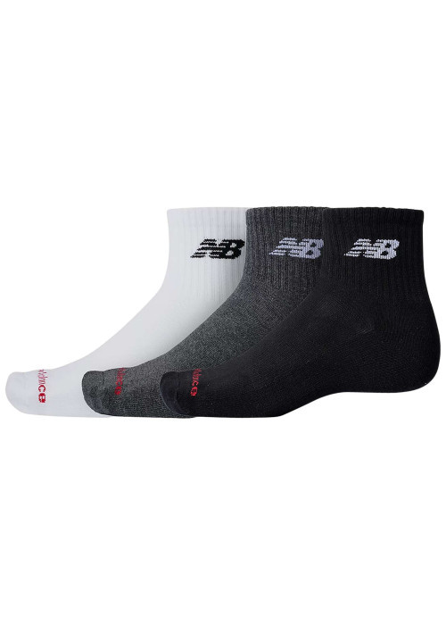 Chaussettes basses en coton mélangé multicolores unies à coupe mi-haute
