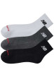 Thumbnail Chaussettes basses en coton mélangé multicolores unies à coupe mi-haute - Image 2