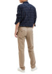 Thumbnail Pantalon chino New Miles en coton biologique mélangé beige uni à coupe slim - Image 2