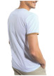 Thumbnail T-shirt en coton blanc uni avec une coupe droite et un col rond - Image 5