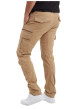 Thumbnail Cargo en coton beige uni à coupe regular fit et à poches à rabat sur les côtés - Image 2