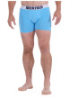 Thumbnail Lot de 2 boxers classiques en coton bleu unis avec une coupe fermée - Image 2
