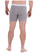 Thumbnail Lot de 2 boxers classiques en coton multicolore unis avec une coupe fermée - Image 3
