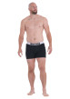 Thumbnail Lot de 2 boxers classiques en coton multicolore unis avec une coupe fermée - Image 7