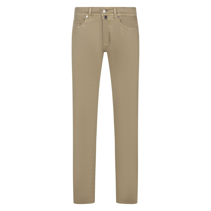 Cardin Sportswear - Pantalon Cardin Sportswear Coton Beige - Beige. - Beige  - Coupe tapered  - Fermeture : zip + bouton