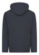 Thumbnail Blouson 4 poches marine uni avec une coupe droite et un col à capuche - Image 2