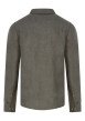 Thumbnail Chemise en lin kaki unie avec une coupe droite et un col à revers - Image 2