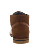 Thumbnail Bottines camel à bout droit avec un zip sur le côté et à talon décroché bas - Image 6