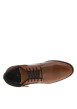 Thumbnail Bottines camel à bout droit avec un zip sur le côté et à talon décroché bas - Image 4