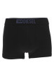 Thumbnail Lot de 3 boxers classique en coton multicolore uni avec une taille élastiquée - Image 4