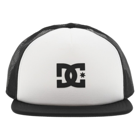 Casquette blanche unie avec une fermeture...