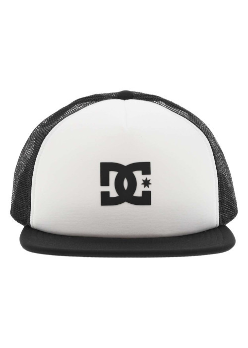 Casquette blanche unie avec une fermeture réglable à l'arrière