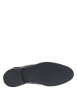 Thumbnail Derbies en cuir marine à bout droit avec un talon décroché bas - Image 5