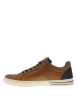 Thumbnail Sneakers en cuir camels avec des détails noirs et un zip à semelle plate - Image 2