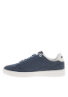 Thumbnail Sneakers bleues aspect denim à semelle plate blanche et à lacets plats - Image 2