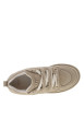 Thumbnail Sneakers larges en cuir taupe en daim à semelle plate et à lacets plats - Image 6