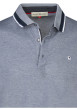 Thumbnail Polo en coton marine en maille piquée avec un col à revers et une coupe droite - Image 3