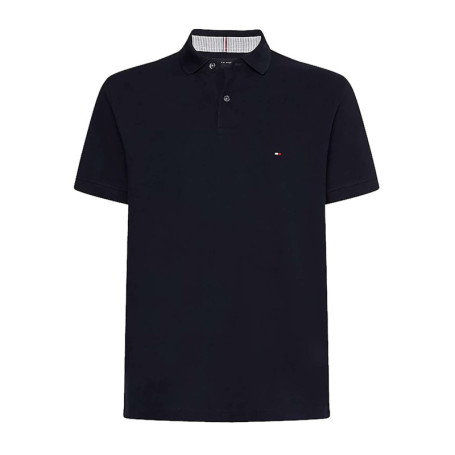 Polo marine en coton biologique fantaisie coupe...