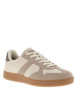 Thumbnail Tennis beiges avec des empiècements marrons à talon plat et à lacets plats - Image 3