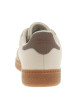 Thumbnail Tennis beiges avec des empiècements marrons à talon plat et à lacets plats - Image 6