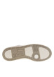 Thumbnail Tennis beiges avec des détails camel à semelle plate et à lacets plats - Image 5