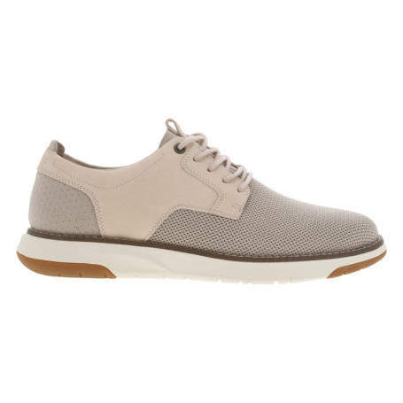 Sneakers en cuir beiges avec le bout et le...