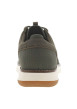 Thumbnail Sneakers en cuir kakis avec le bout et le talon en maille et à lacets ronds - Image 6