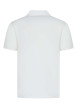 Thumbnail Polo en coton blanc maille piquée avec un col à revers et une coupe droite - Image 2