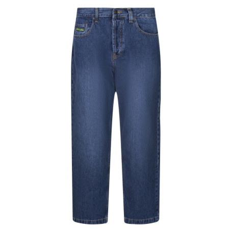 Jean Worker Baggy Denim Rsi en coton indigo uni...