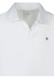Thumbnail Polo en coton blanc maille piquée avec un col à revers et une coupe droite - Image 3