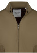 Thumbnail Blouson manches longues beige uni avec une coupe droite et un col montant - Image 3