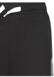 Thumbnail Short Jogging en coton mélangé noir uni avec une coupe droite - Image 3
