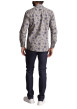 Thumbnail Chemise en coton grise à motifs et avec une coupe regular fit - Image 2