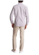 Thumbnail Chemise en coton blanche à imprimé minis formes géométriques et à coupe regular - Image 2