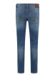 Thumbnail Jean en coton stone avec une coupe slim et des passants pour ceinture - Image 2