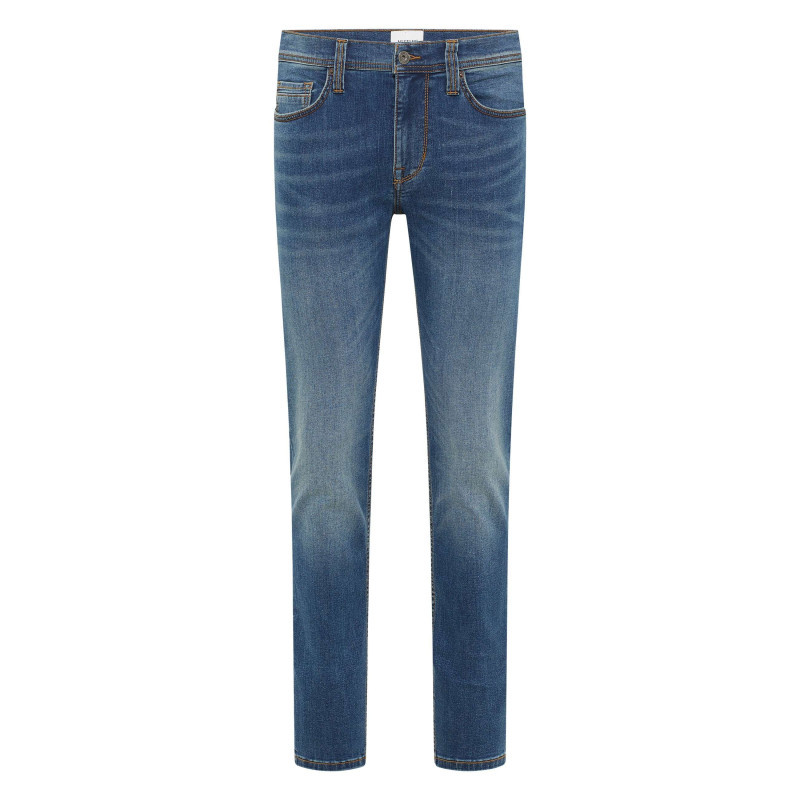 Mustang - Jean En Coton Stone Avec Une Coupe Slim Et Des Passants Pour Ceinture - Stone Mustang - Jean En Coton Stone Avec Une Coupe Slim Et Des Passants Pour Ceinture - Stone