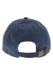 Thumbnail Casquette en coton bleue unie avec le logo ton sur ton brodé à l'avant - Image 2